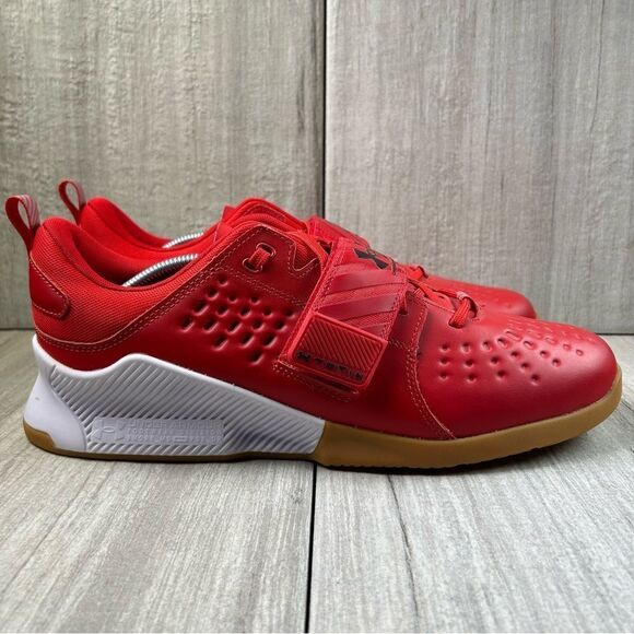 NEW Under Armour UA Reign Lifter Red Weight Lifting Gym Sneaker Men\'s Size 12.5 main image 8
